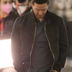 Buy Mark Wahlberg The Union 2024 Black Bomber Jacket