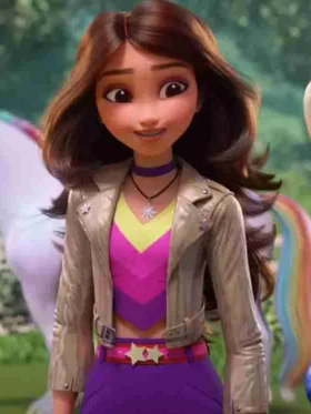 Buy Sophia Mendoza Unicorn Academy Biker Jacket