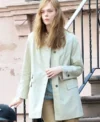 Elle Fanning A Complete Unknown 2024 White Jacket On Sale