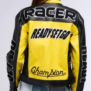 Eye Of The Tiger Moto Leather Jacket