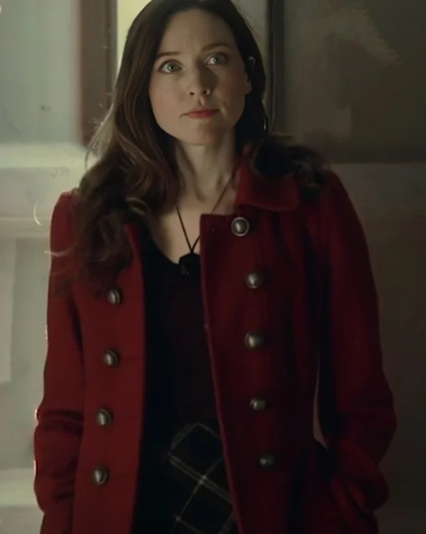 Firecracker 2024 Katie Sheridan Red Christmas Coat