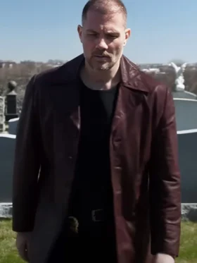 First Shift 2024 Gino Anthony Pesi Brown Leather Jacket