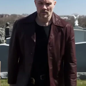 First Shift 2024 Gino Anthony Pesi Brown Leather Jacket