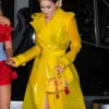 Gigi Hadid Deadpool And Wolverine Yellow Trench Coat