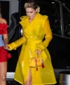 Gigi Hadid Deadpool And Wolverine Yellow Trench Coat