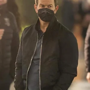 Mark Wahlberg The Union 2024 Black Bomber Jacket