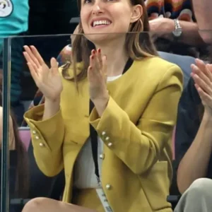 Natalie Portman Artistic Gymnastics Women Team Final Yellow Coat