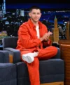 Purchase The Tonight Show Nick Jonas Orange Cotton Suit