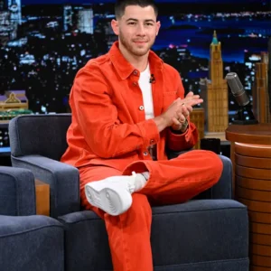 Purchase The Tonight Show Nick Jonas Orange Cotton Suit