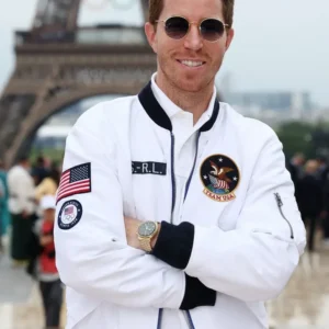 Shaun White Olympic 2024 Opening Ceremony Bomber Jacket On Sale