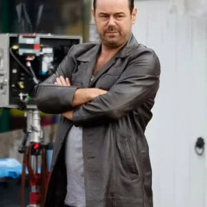 Shop Danny Dyer Mr. Bigstuff Brown Leather Jacket