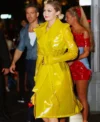 Shop Gigi Hadid Deadpool And Wolverine Yellow Trench Coat