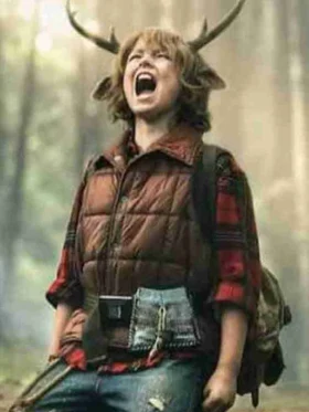 Sweet Tooth Gus Brown Puffer Vest On Sale