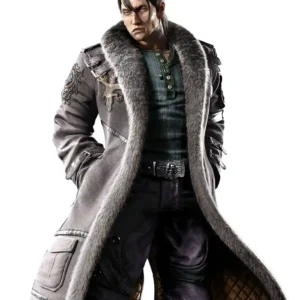 Tekken 8 Dragunov Leather Brown Coat