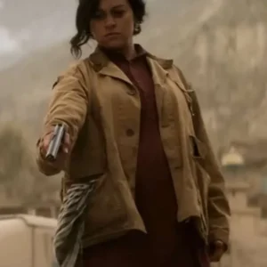 The Old Man Season 02 Angela Adams Brown Jacket