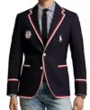The Today Show Al Roker Blue Stripe Trim Team USA Blazer On Sale