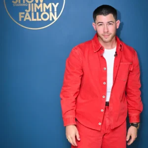 The Tonight Show Nick Jonas Cotton Orange Suit