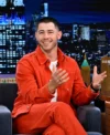 The Tonight Show Nick Jonas Cotton Orange Suit On Sale