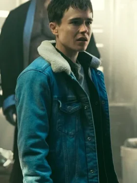 The Umbrella Academy S04 Vanya Hargreeves Shearling Denim Jacket On Sale