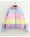 Time Bandits 2024 Kiera Thompson Rainbow Puffer Jacket On Sale