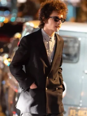 Timothee Chalamet A Complete Unknown 2024 Black Blazer