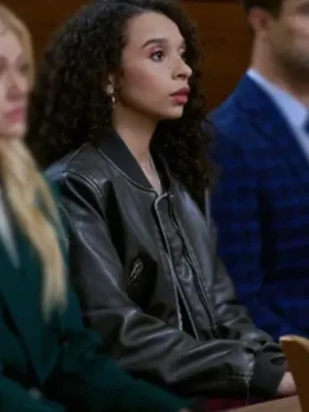 True Justice Family Ties 2024 PJ Leather Bomber Jacket On Sale
