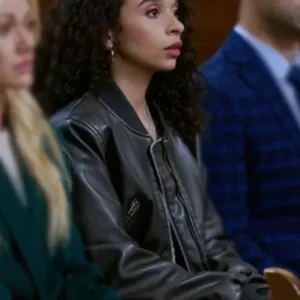 True Justice Family Ties 2024 PJ Leather Bomber Jacket On Sale