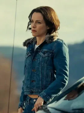 Under The Bridge 2024 Rebecca Godfrey Blue Denim Jacket