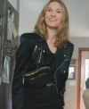 Chosen Family 2024 Julia Stiles Black Biker Jacket On Sale
