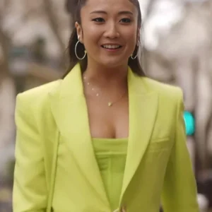 Emily In Paris S04 Ashley Park Neon Cropped Jacket