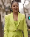 Emily In Paris S04 Ashley Park Neon Cropped Jacket On Sale