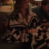 Emily In Paris S04 Camille Japy Printed Wool Cape Coat
