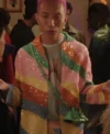 Emily In Paris S04 Jin Xuan Mao Rainbow Sequin Jacket