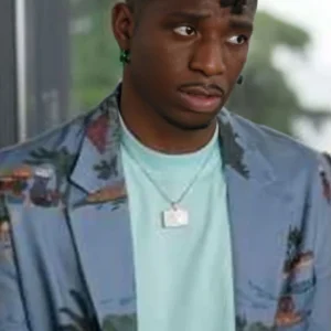 Emily In Paris S04 Julien Palm Print Blazer