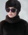 Emily In Paris S04 Lily Collins Black Fur Turtleneck