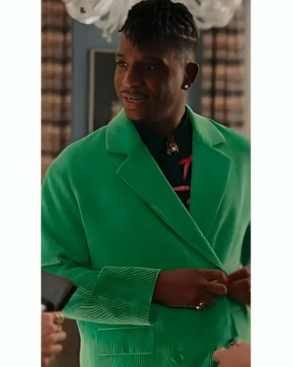 Emily in Paris S04 Samuel Arnold Green Corduroy Blazer