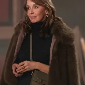 Emily in Paris S04 Sylvie Grateau Brown Fur Coat