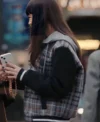 Emily in Paris S04 Thalia Besson Plaid Bomber Jacket On Sale