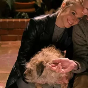 Joanne Nobody Wants This 2024 Faux Leather Blazer