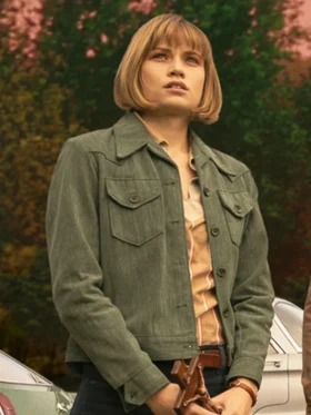 Makenzie Leigh Salems Lot Green Jacket