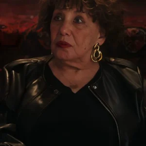 Shop Emily In Paris S04 Liliane Rovere Leather Jacket