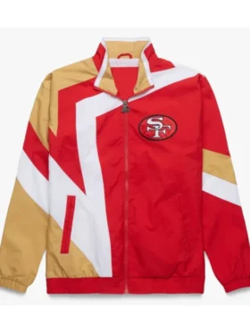 49ers windbreaker jacket front