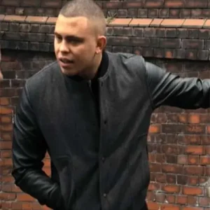 Aaron Heffernan Ash Brassic S05 Black Varsity Jacket