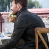 Aaron Oconnell Junebug 2024 Black Leather Jacket On Sale