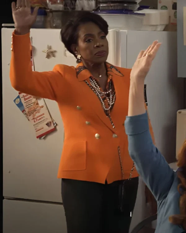 Abbott Elementary S04 Barbara Howard Orange Blazer On Sale