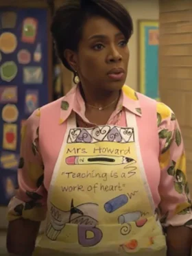 Abbott Elementary S04 Barbara Howard Silk Floral Shirt