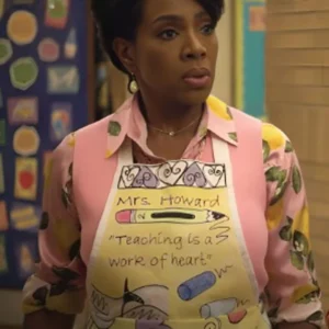 Abbott Elementary S04 Barbara Howard Silk Floral Shirt