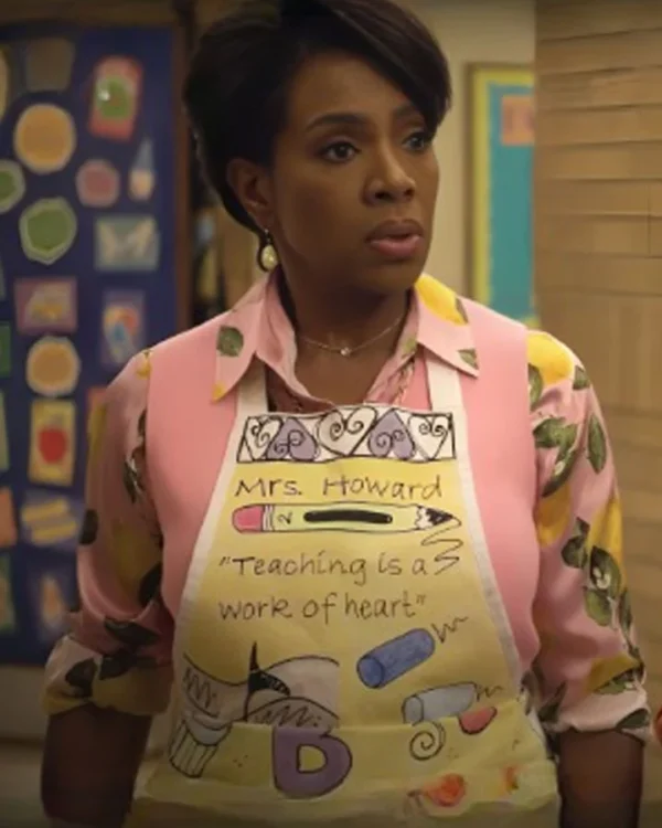 Abbott Elementary S04 Barbara Howard Silk Floral Shirt