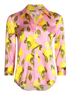 Abbott Elementary S04 Barbara Howard Silk Floral Shirt On Sale