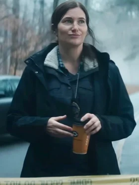 Agatha All Along 2024 Kathryn Hahn Black Hooded Jacket